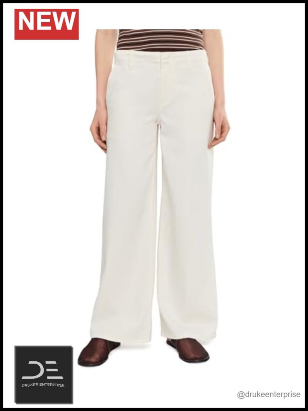 Liverpool Weekender Mid-Rise Wide Leg Jeans White Stretch 81% Cotton